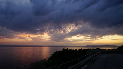 Sardinien, Sonnenuntergang, Porto Torres & Weg nach Bosa Marina,11.06.2016