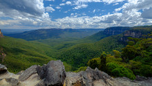 Wentworth Falls In The Blue Mountains, NSW, Australia