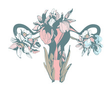 Silueta floral de mujer embarazada Stock de Foto gratis - Public Domain ...