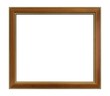© Elena - Wooden frame for paintings, mirrors or photo isolated on white background