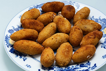 Poster - Croquetas caseras fritas.