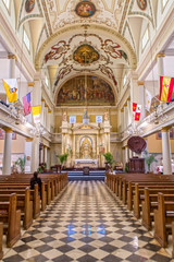 Wall Mural - Interior of the St. Louis Cathedral in New Orleans, LA