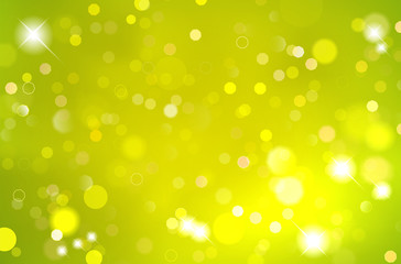 Wall Mural - abstract shiny green background with blurred bokeh lights