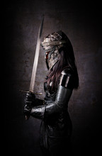 Portrait Of A Medieval Warrior