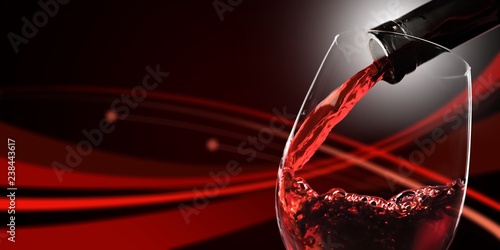 Dekoracja na wymiar  czerwone-wino-nalewanie-do-szklanki-na-tle