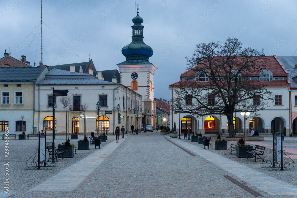 Krosno is a polish town called small Cracow - obrazy, fototapety, plakaty 