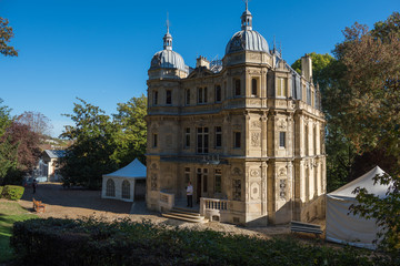 Sticker - the castle of Monte Cristo (Chateau de Monte-Cristo), which is associated with an amazing story, and the hero of which is Alexandre Dumas Sr.