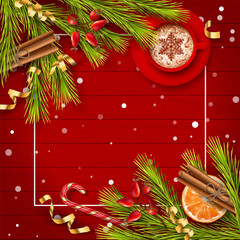 Wall Mural - Christmas Vector Background