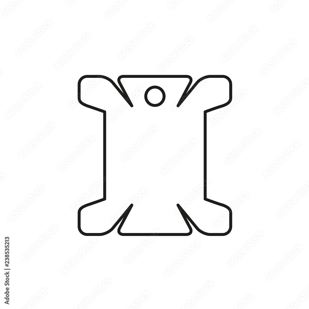 black-white-vector-illustration-of-embroidery-floss-bobbin-line-icon-of-cross-stitch-thread-holder-isolated-object-stock-vector-adobe-stock for Free Printable Embroidery Floss Bobbins Black & white vector illustration of embroidery floss bobbin. Line icon of cross stitch thread holder. Isolated object Stock Vector | Adobe Stock for Free Printable Embroidery Floss Bobbins