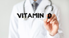 Doctor Writing Word Vitamin  D With Marker, Medical Concept