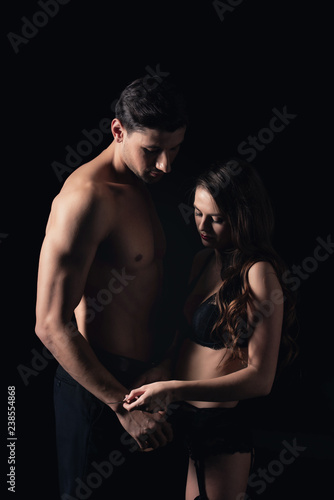 wife puts husband in lingerie Wife puts husband in lingerie