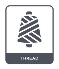 Sticker - thread icon vector