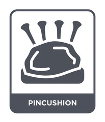 Sticker - pincushion icon vector