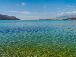 Sticker - adriatic sea near pag island