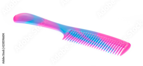 Single Hair Comb Isolated On White Background Buy This Stock