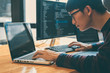 © Ngampol - Professional Development programmer working in programming website a software and coding technology, writing codes and data code, Programming with HTML, PHP and javascript