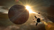 Space probe exoplanet exploration