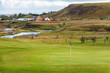© picturist - Beautiful Iceland landscape with golf course
