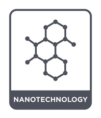 nanotechnology icon vector