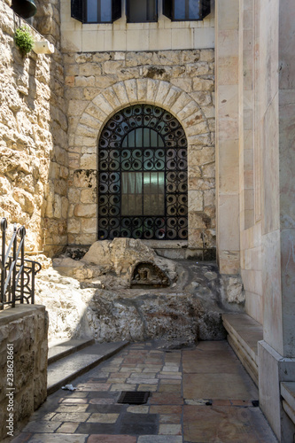 Cuadros en Lienzo The rock of agony in Jerusalem, Israel.