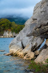 Wall Mural - Rugged shores of Lough Leane (lake of learning), the largest of the three lakes of Killarney. County Kerry, Ireland.