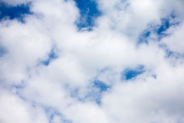 blue sky with white clouds