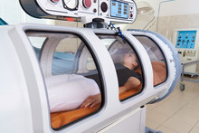 A Pressure Chamber Is A Device That Saturates The Body With A Significant Amount Of Oxygen. Hyperbaric Oxygenation.