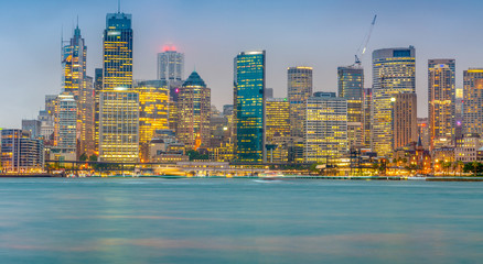 Sticker - Sydney, Australia. Panoramic city skyline