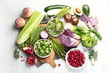 Seasonal vegetables for healthy cooking