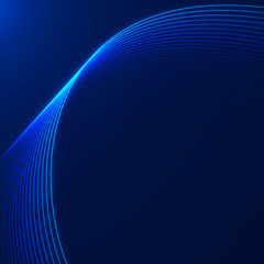 Wall Mural - abstract background with a colorful dynamic wave.