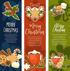 Wall Mural - Merry Christmas and happy New Year symbolic images