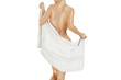 © PixlMakr - Beautiful nude woman after bath or spa with white towel
