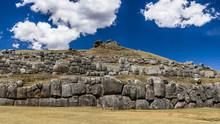 The Walls Of The Ancient Fortress Of The Incas