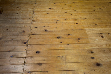 Wall Mural - nature good Perspective warm wooden floor background texture, old design