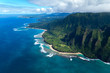 aerial view of Kauai