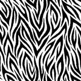 Fototapeta  - Seamless pattern with zebra fur print. Wild animalistic texture.