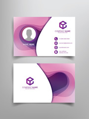 Wall Mural - business card template design 