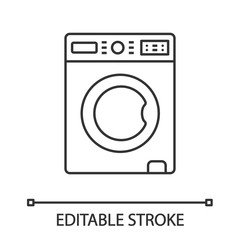 Sticker - Washing machine linear icon