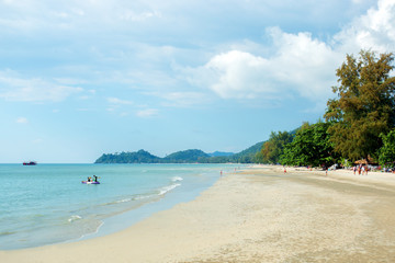 Wall Mural - tropical island paradise beach, travel concept