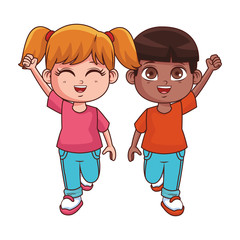 Sticker - cute children cartoon