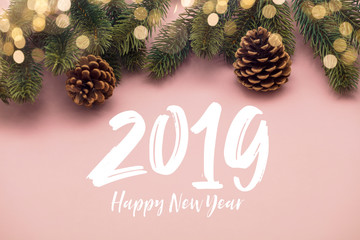 Sticker - 2019 Happy New Year party background