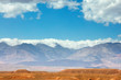 clouds above mountains  in desert in Morocco