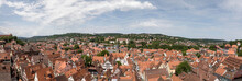 Orange Rooftops Looking Down, German City