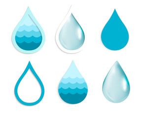 water drop set