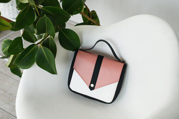 minimalism leather bag