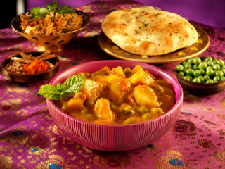 Poster - INDIAN ALOO MATTER CURRY