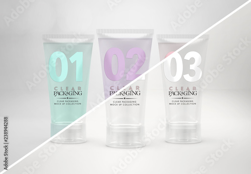 Closeup Clear Acrylic Template Acrylic Plastic Material