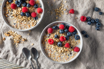 Wall Mural - Healthy Homemade Muesli Breakfast Cereal