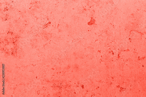 living-coral-brightness-variations-on-concrete-wall