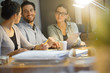 © goodluz - Colleagues workshopping business ideas in modern co working space